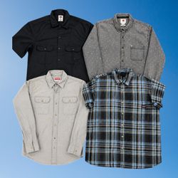 Mix branded button up shirt