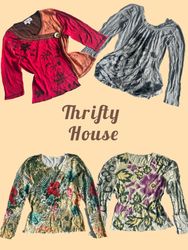 Vintage Printed Long Sleeves(TH/580)