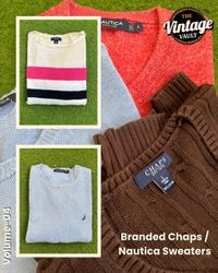 Branded Mix Sweaters Of Chaps & Nautica , Volume :..