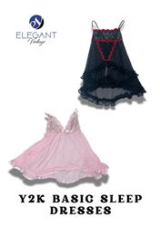Y2K Basic Sleep Dresses EV0010