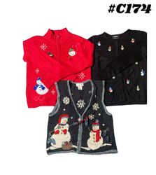 Wholesale Vintage Christmas Sweaters Bundle | 10pc..