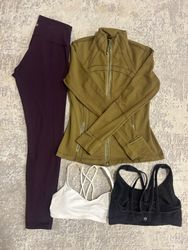 Lululemon Mix Bundle (Jackets, Leggings, Top, Shor..
