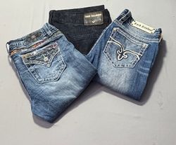 Miss Me, True Religion & Rock Revival Jeans – Grad..