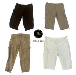 Women’s Cargo Capri – Premium Utility Fit Y2K Vint..