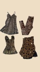 Y2k Dresses in Animal Print and Earth Tones