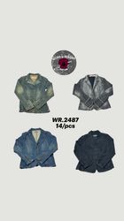 Y2k denim jackets WR-2487