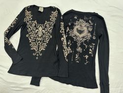 Y2K Baby Tees Long Sleeves B# 600