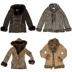 Vintage Afghan Coats Shearling Trim Bundle