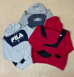 upcycle Mixed branded sweashirts hooded 🐒
