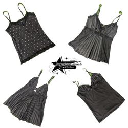 Y2k Gothic Vibe Cami Top B2F-030