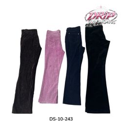 Vintage Flared Corduroy Trousers (DS-10-243)