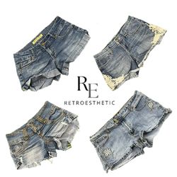 Y2K NYC IT GIRL DENIM SHORTS RE-3582