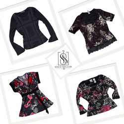 Y2K Romantic Grunge Mix Tops