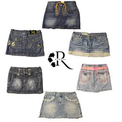 Y2K Denim Mini Skirt