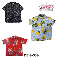 Cool Tropical Print Hawaiian Shirt For Beach Days ..