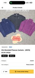 Mix branded Fleece Jackets
