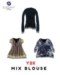Y2K Mix Blouse - EV2102