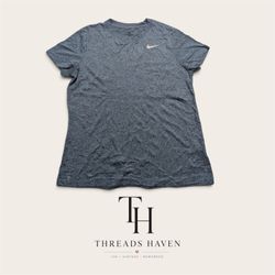THB1 Nike T-Shirt – Vintage Graphic Logo Tee Casua..