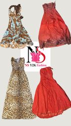 9-Piece Women’s Vintage & Y2K Dress Bundle | Mixed..