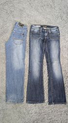 ***Y2K Embroidered Denim – Trendy Flare Collection