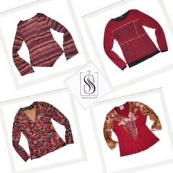 Y2K Romantic Grunge Full Sleeve Tops