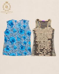 Sleeveless mesh top