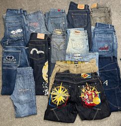 15 piece bundle jeans with coogi D&G Evisu and oth..