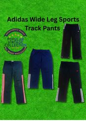 Adidas Wide Leg Sports Track Pants PVC - 0056