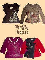 Y2K Romantic Grunge Babytees(TH/590)