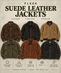 Vestes en suede