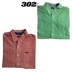 Men Button-Up Shirts (brand) Chaps #302.