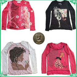 Y2K Vintage Mixed Brand Blouses Bundle
Retro Art P..