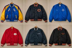 Nylon Varsity Jacket