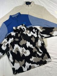 Mix branded fleece jacket