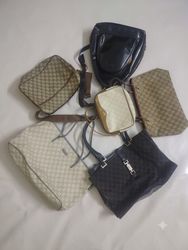 Authentic Monogram Pattern Canvas Brand Gucci  Han..