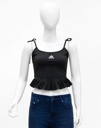 CR1918 Upcycled Bow-Tie Peplum Camisole Tops