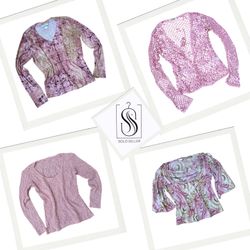 Y2K Baby Pink Mix Full Sleeve Tops