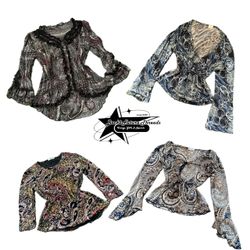 Y2k Nature Vibe Girl Full Sleeve Top B2F-042