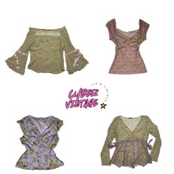 Y2K & Vintage Aesthetic Tops (MH-046)
