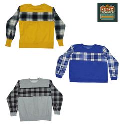 A/W Upcycled Street Patch Sweatshirt