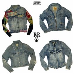 Y2K Rodeo Denim Mix Jacket (AA-1702)