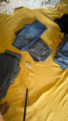 Y2K beautiful boot cut jeans 107