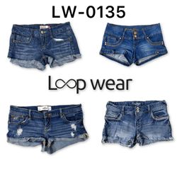 Y2K Denim Micro Mini Shorts