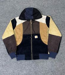 Upcycled Carhartt Corduroy Hoodie