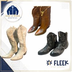 Beautiful cowboy leather boots