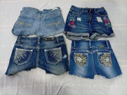 CR10646 Y2K Mini Denim Shorts