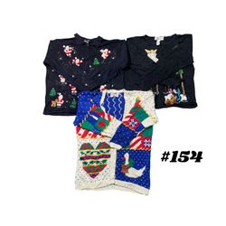 Wholesale Vintage Christmas Sweaters Bundle | 10pc..
