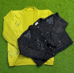 7585 - Embroidered Woman Sweaters and Cardigan