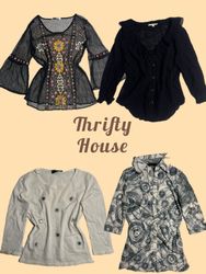 Y2K Women Printed Blouses and Tops Stack(TH/909)