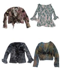 Y2K Style Mesh Blouses (TR-1008)